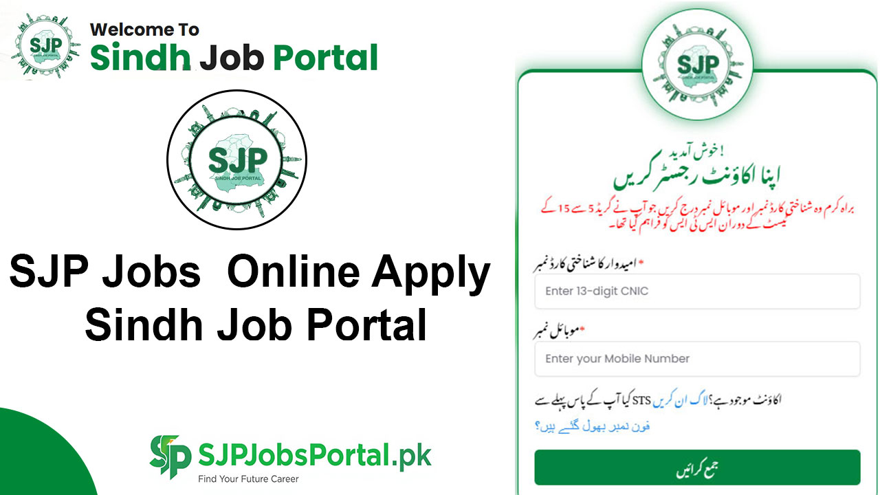 SJP Jobs Sindh Job Portal