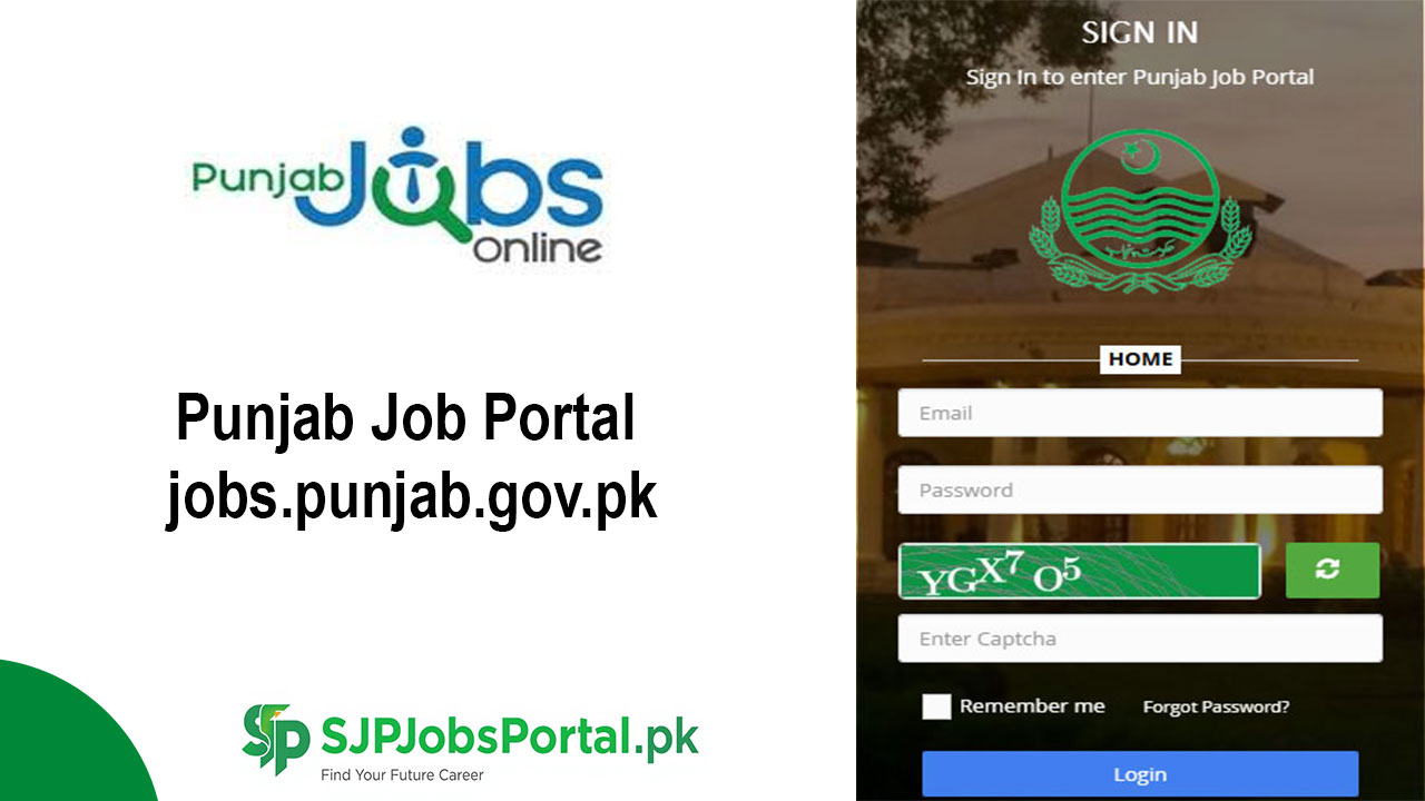 Punjab Job Portal jobs.punjab.gov.pk