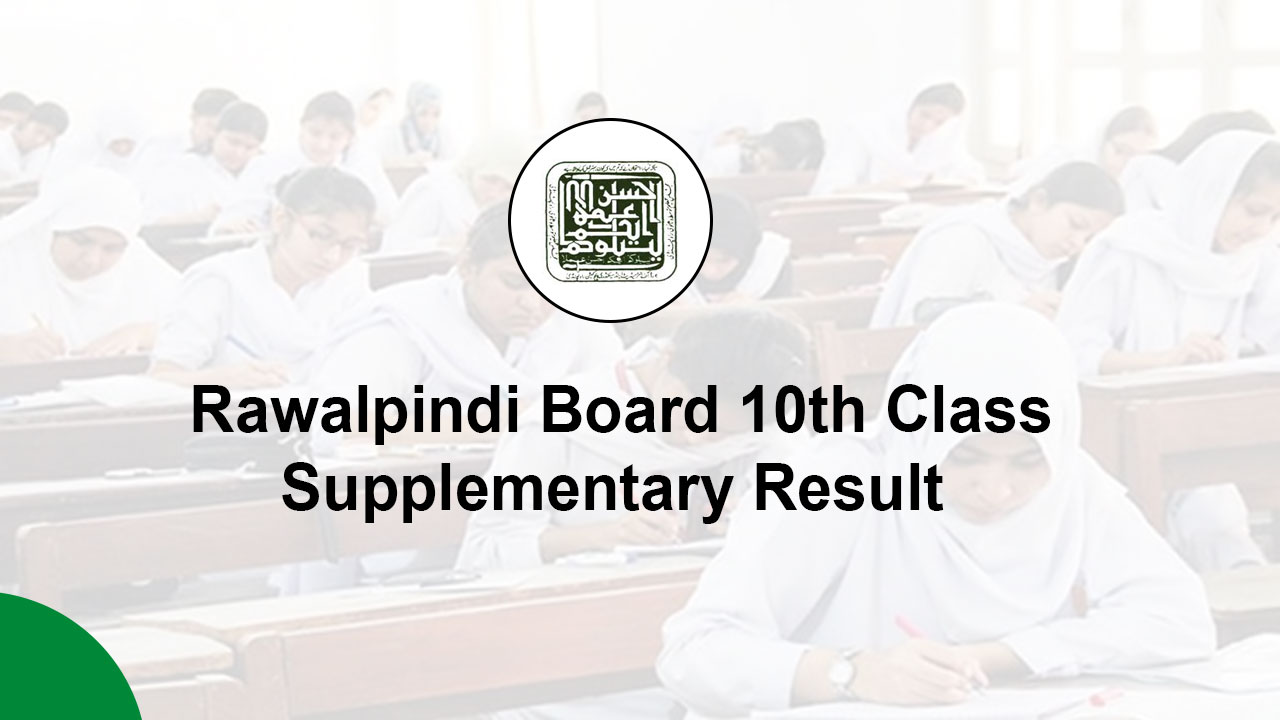 Rawalpindi Board 10th Class Supplementary Result 2025 [ Link Out ]