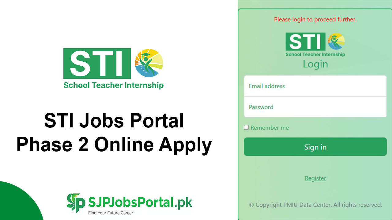 STI Jobs 2025 Portal