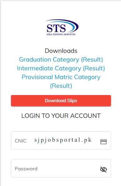  STS Jobs Portal 