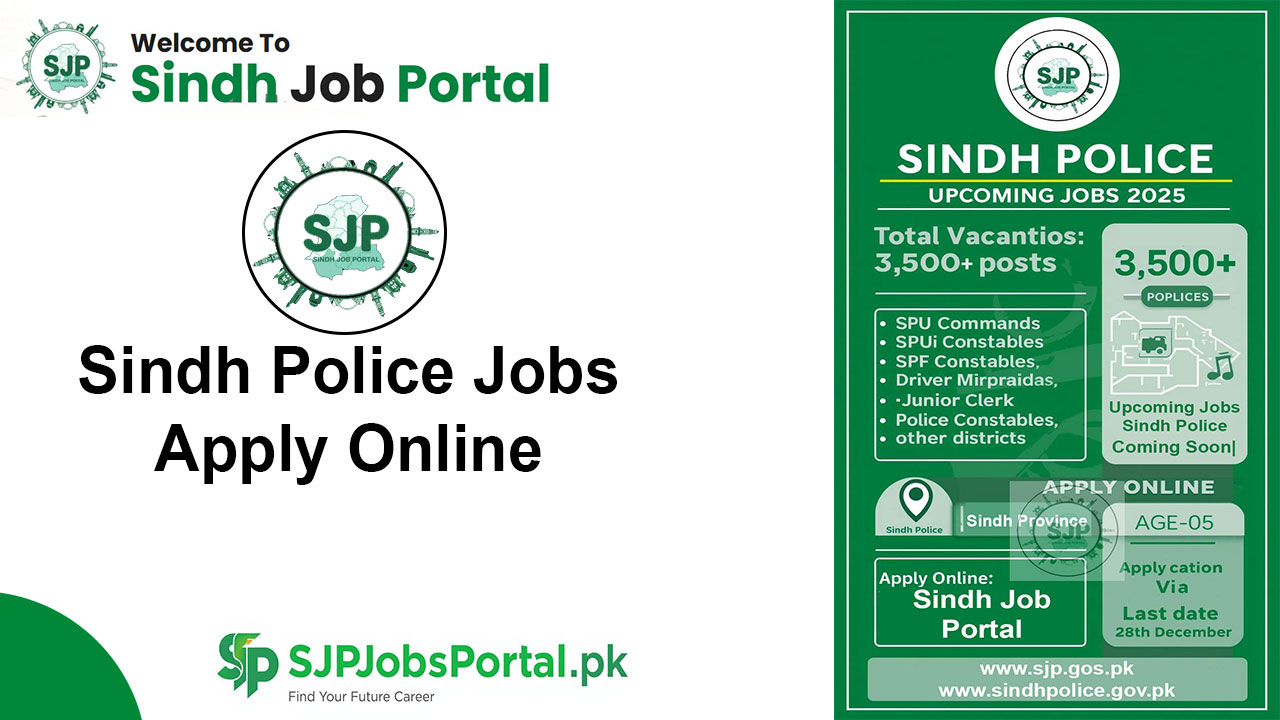 Sindh Police Jobs 2025