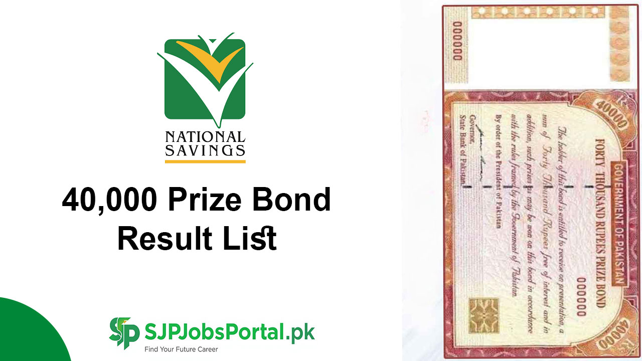 40,000 Prize Bond Result List 2025