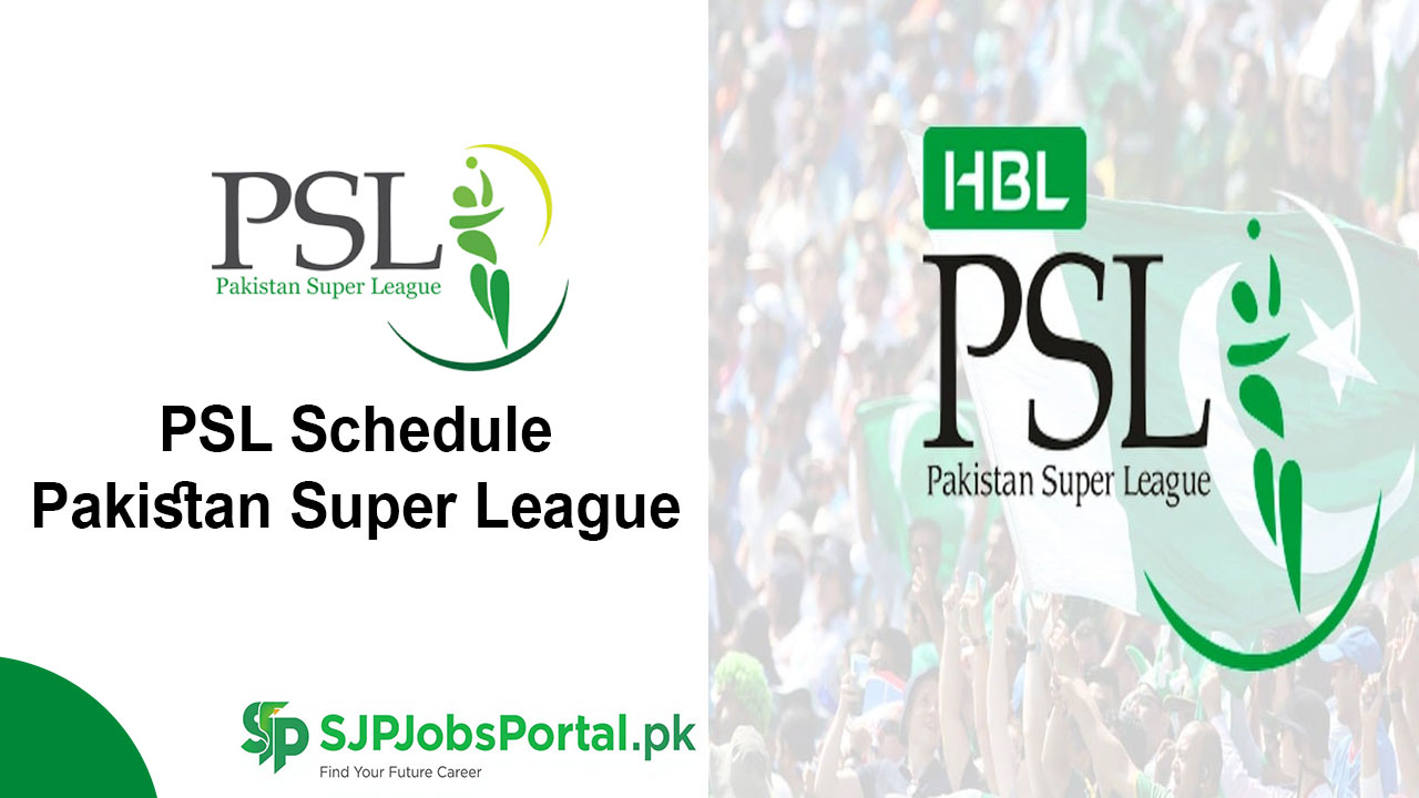 PSL 2026 Schedule