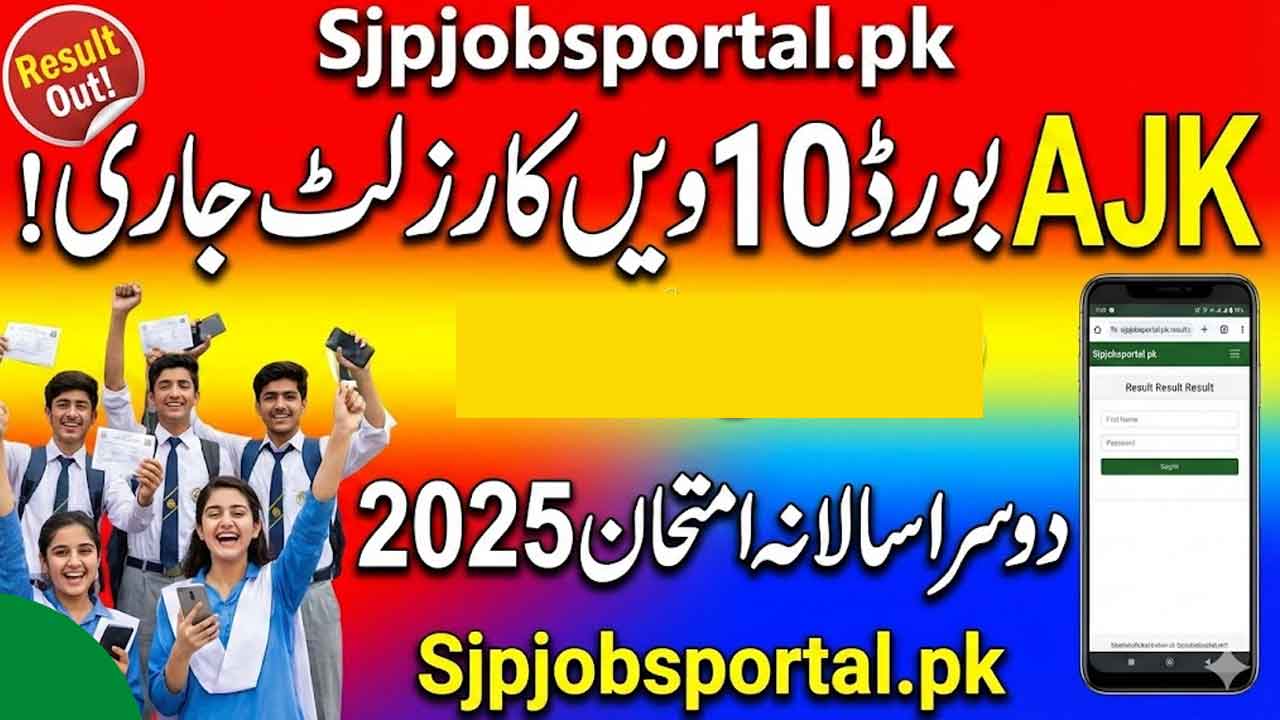 BISE AJK 10th class result 2025
