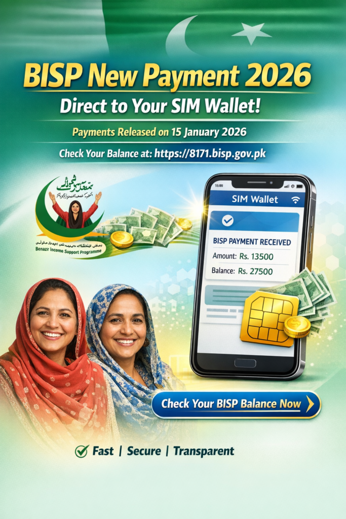 BISP New Payment 2026