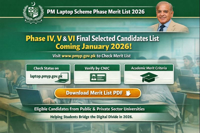 PM Laptop Scheme Merit List 2026