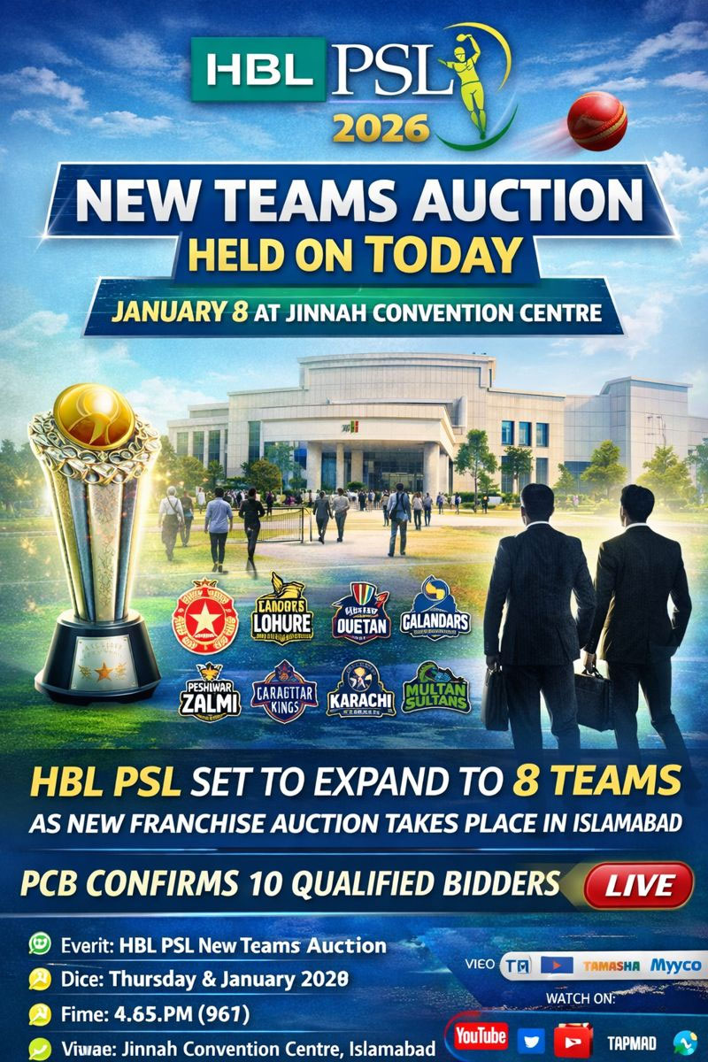 PSL-New-Team-2026-Auction-Released-By-HBL-Live
