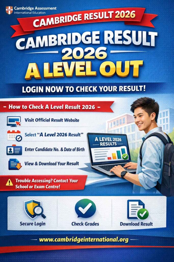 cambridge result A Level Exam 