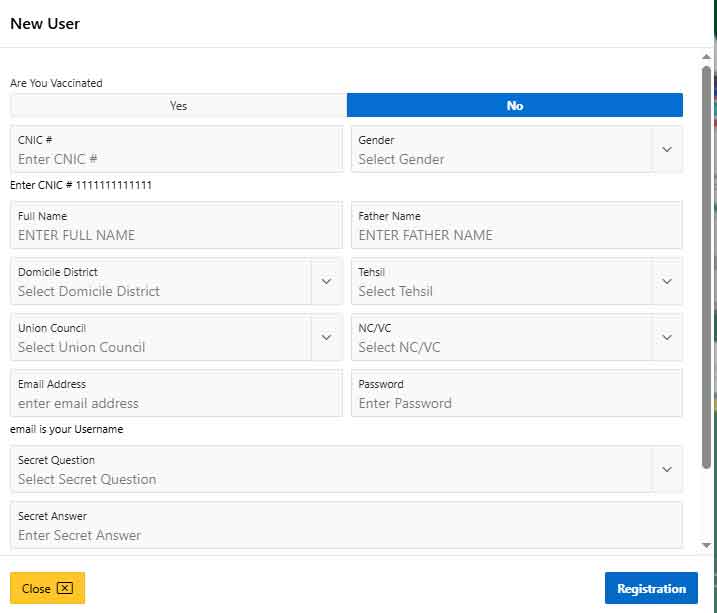 talent pool kpk registration portal 